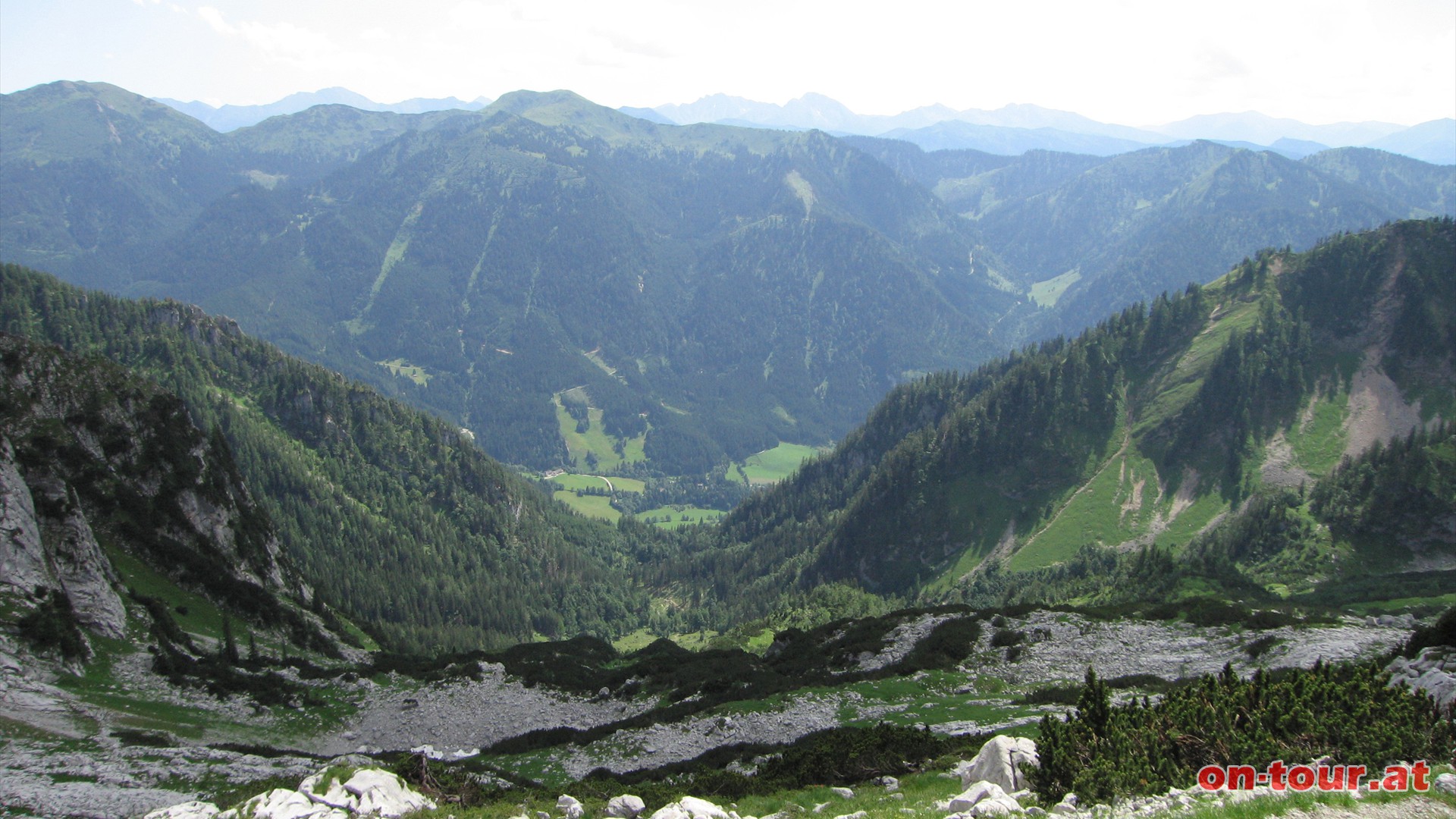 Abstieg über den Rinnerstein zur Koderalm.