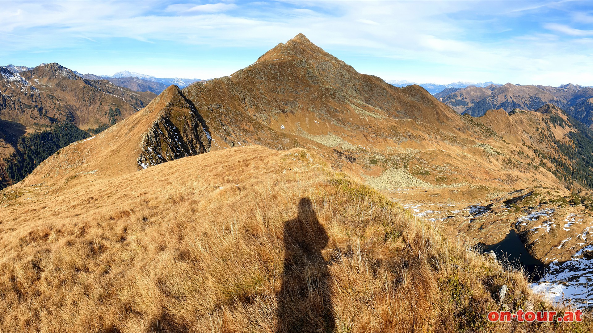 Gamskarspitze; N-Panorama mit Hochwart.