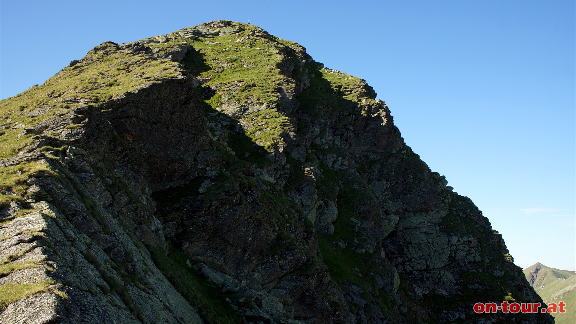 Aufstieg zur Hochweberspitze am Sdgrat.