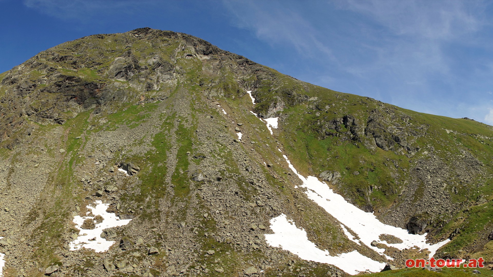 Hochweberspitze Westflanke.
