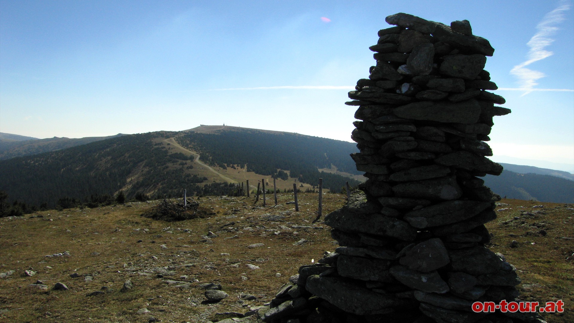 Am Umschuriegel. Der Hochwechsel im Hintergrund.