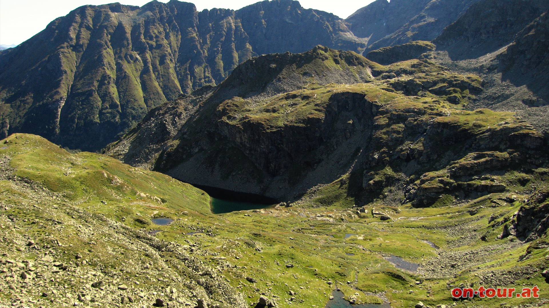 Weiter unten, in stlicher Richtung, der Filz- und Pfannsee.