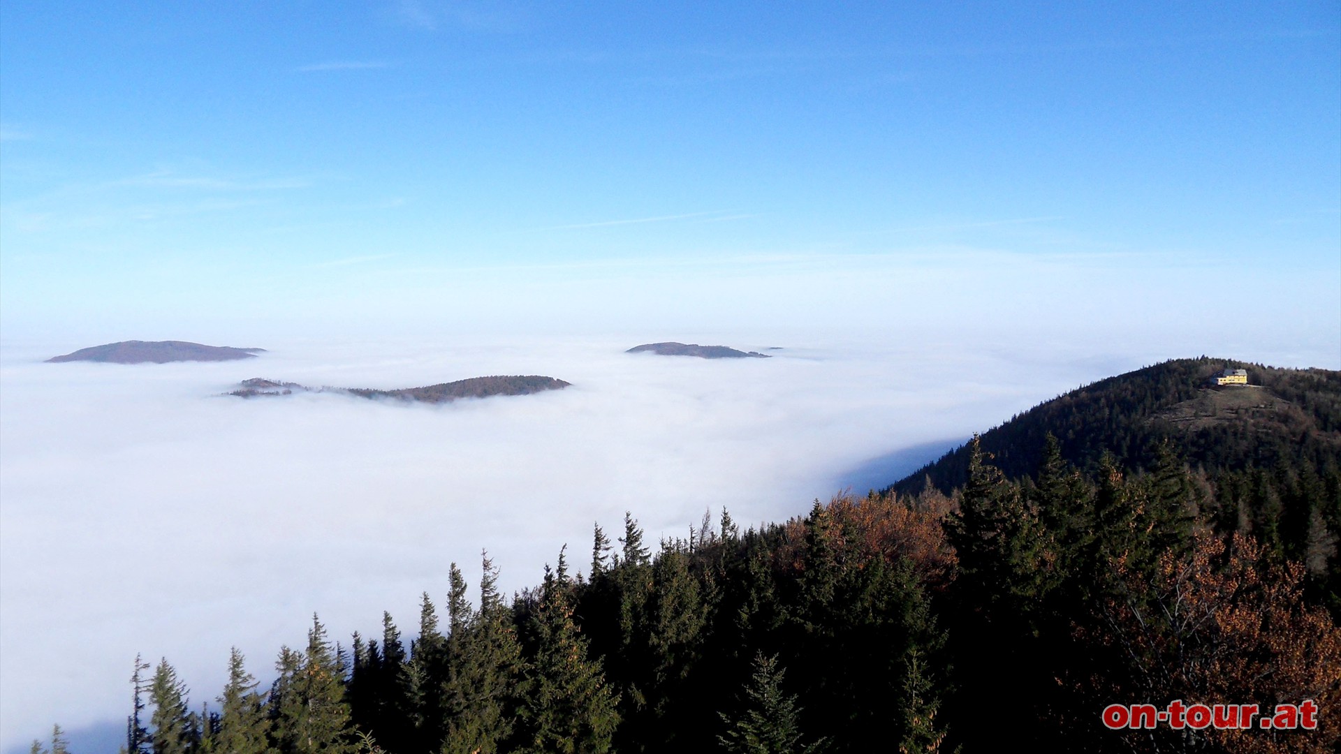 Hoher Mandling, Kressenberg und Vorderer Mandling (von links) im Norden.