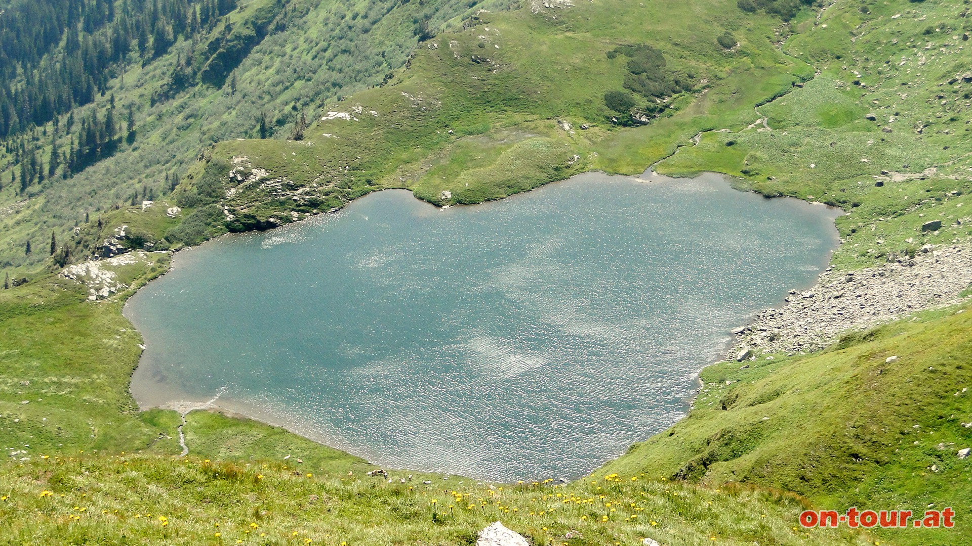 Ein weiterer wildromantischer See - der Fischsee.