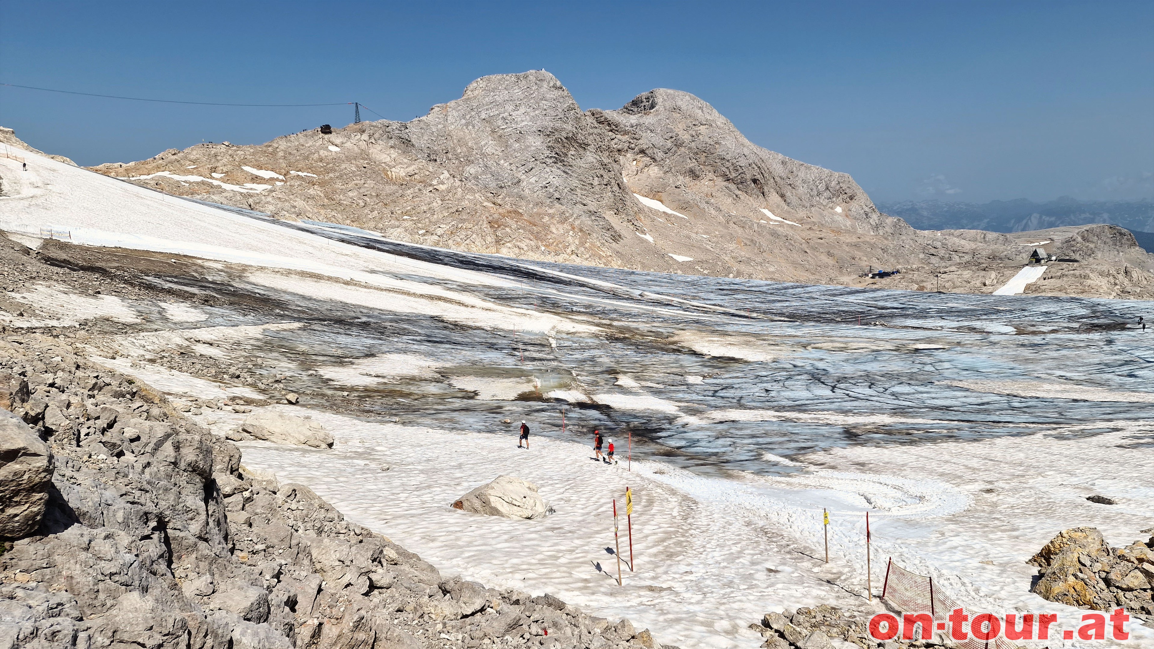 ber den Schladminger Gletscher zum Gjaidstein.