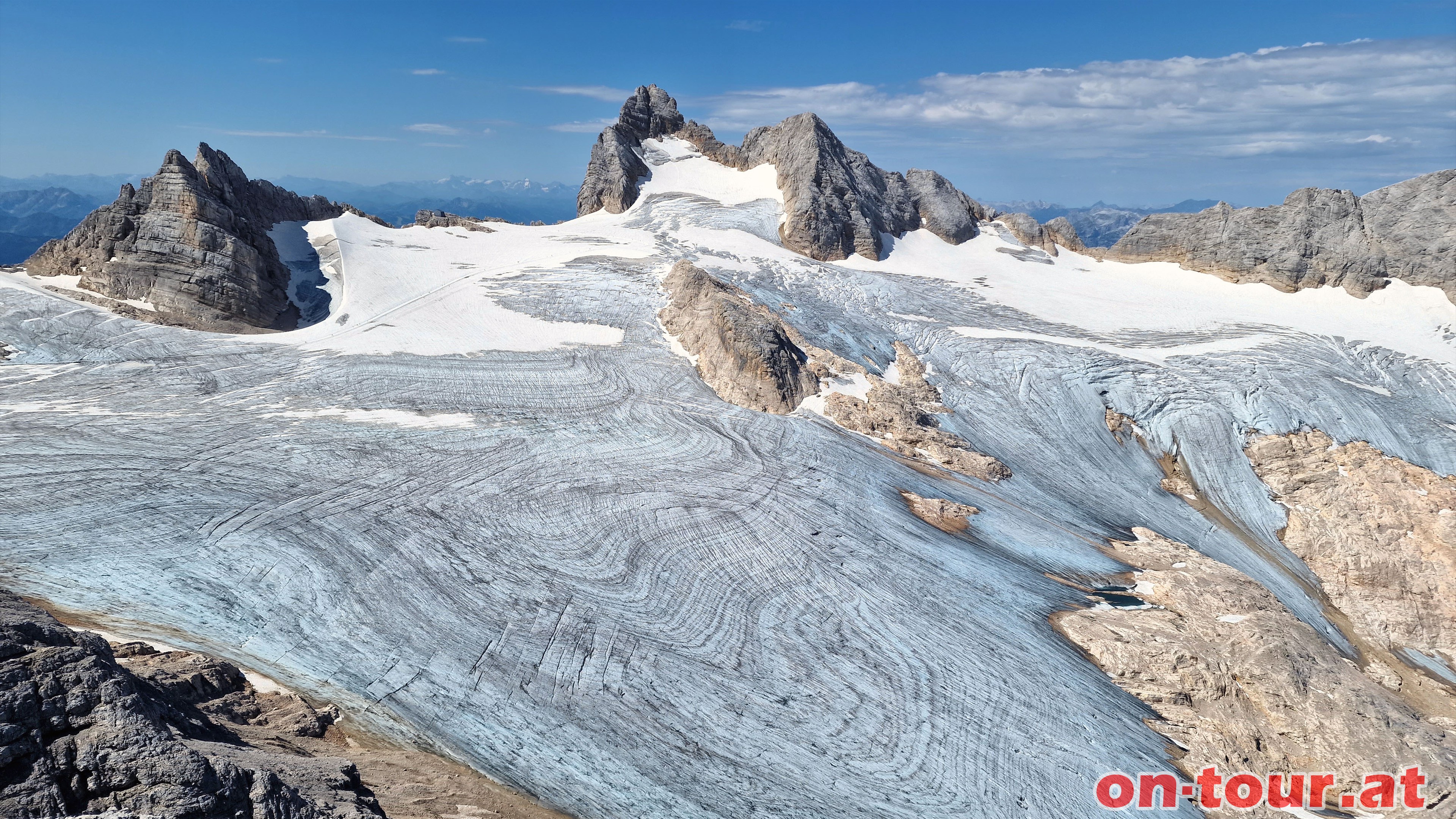 Der Gletscher wird bald Geschichte sein.