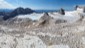 Hoher Gjaidstein; S-Panorama mit Koppenkarsteine, Kleinen Gjaidstein und Dachstein.