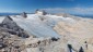 Hoher Gjaidstein; SW-Panorama mit Dachstein und Hallsttter Gletscher (letzten Reste).