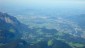 Und rechts vom Untersberg ein grandioser Tiefblick ber die Stadt Salzburg.