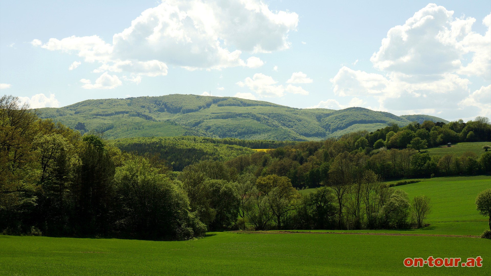 Hoher Lindkogel; NO-Ansicht von Siegenfeld.