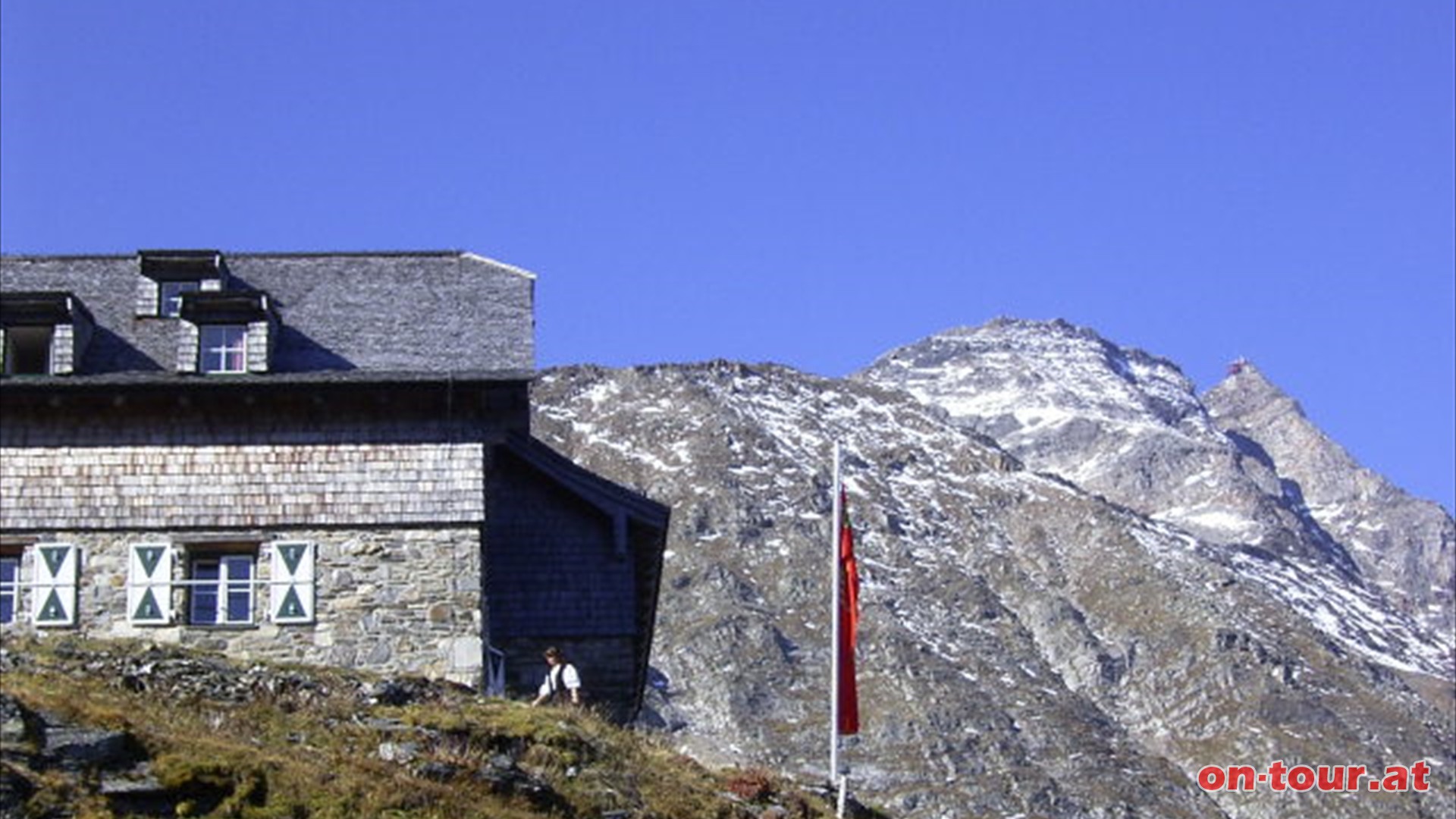 Schutzhaus Neubau der Naturfreunde Ortsgruppe Rauris: 
ehemalige Knappenunterkunft