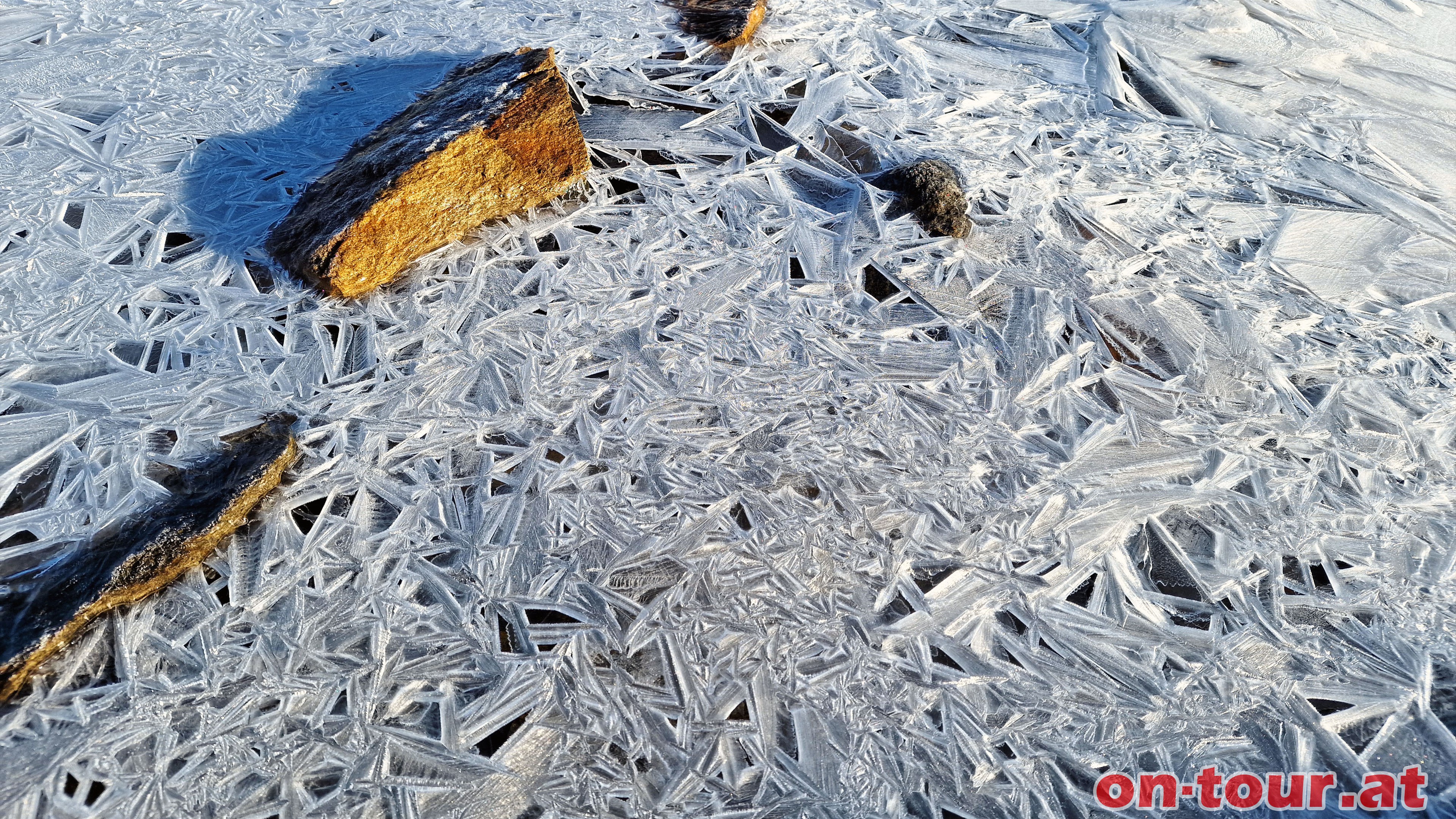 Kunstvolle Eismuster
