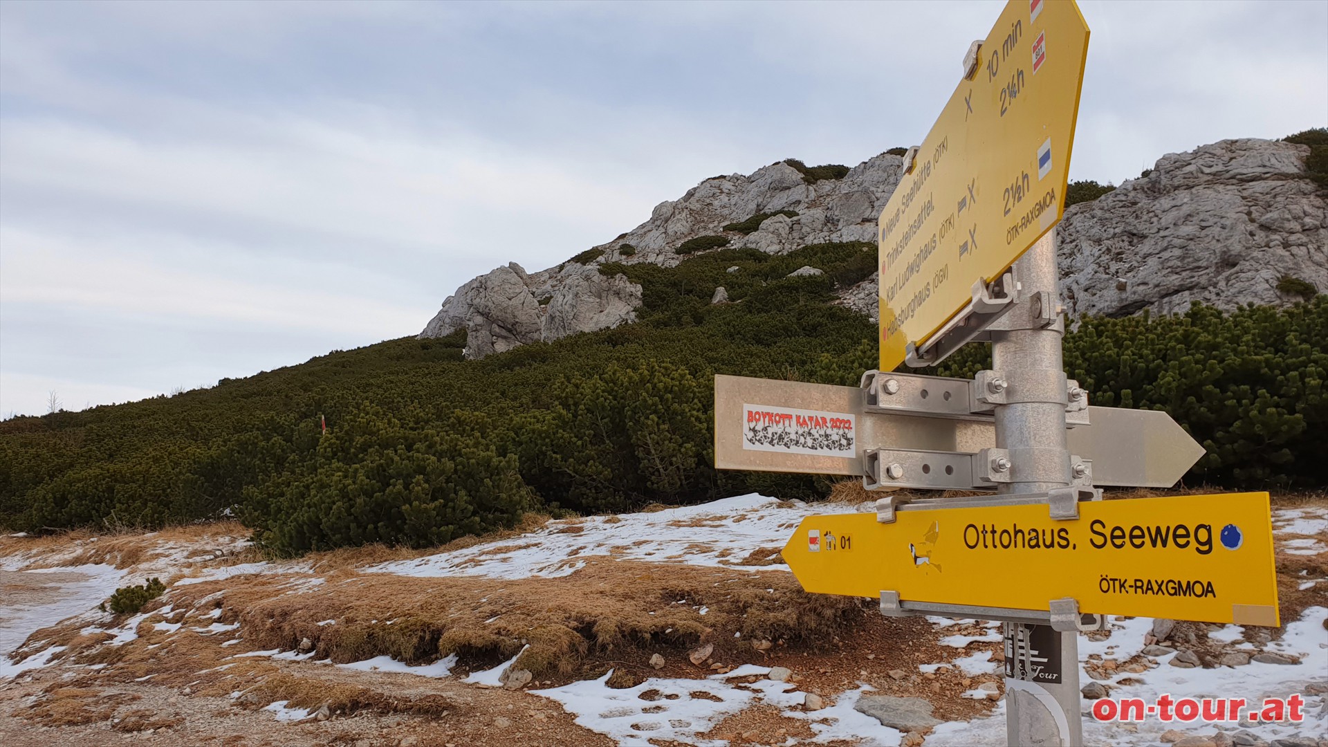 ber den Seeweg zurck zum Ottohaus.