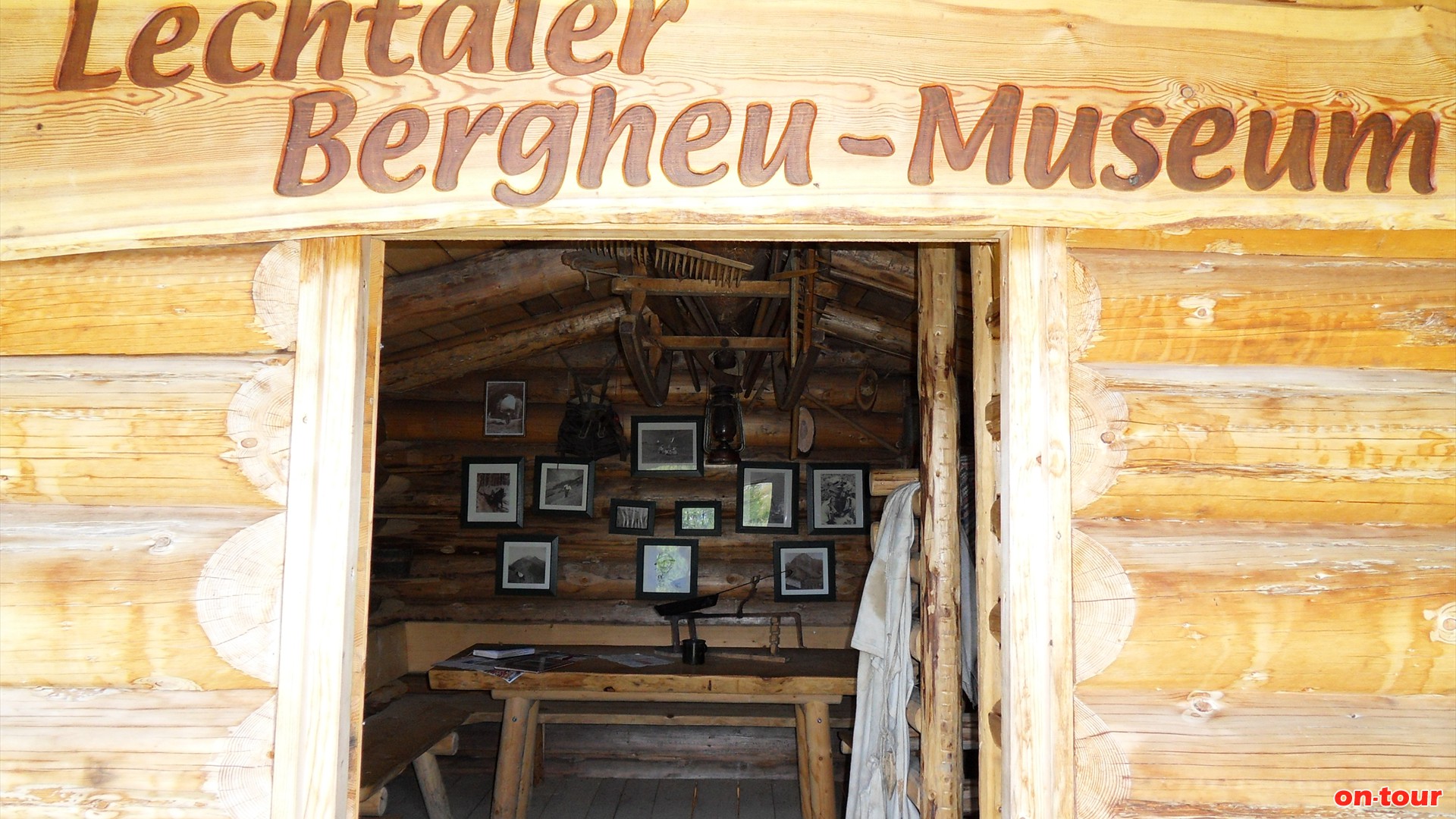 Sehr liebevoll eingerichtetes Bergheu-Museum.