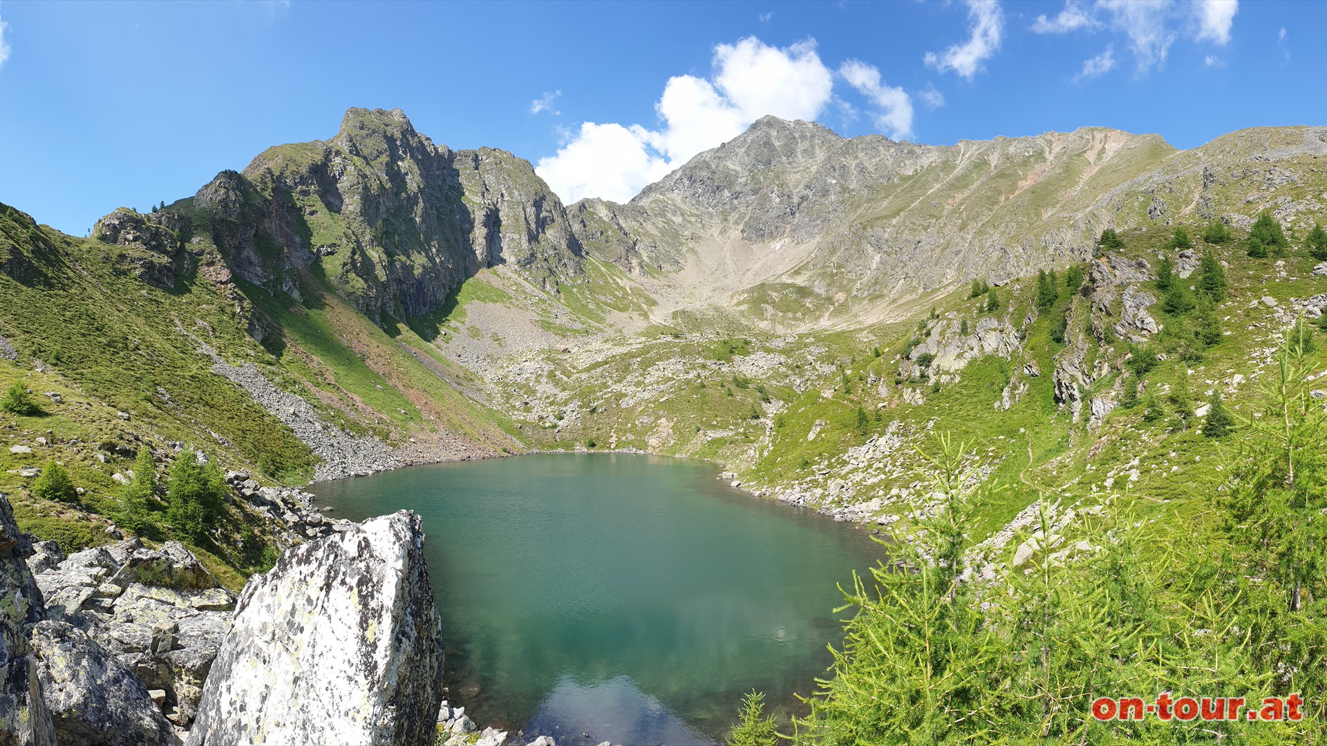 Piendlsee, Furtriegel und Kasereck (rechts).