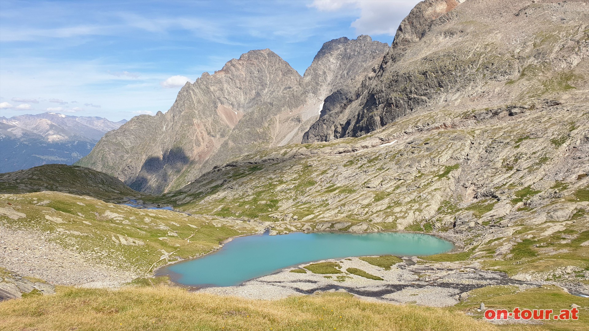 Abstieg ber Wiener Hhenweg (oberhalb vom Mittersee).