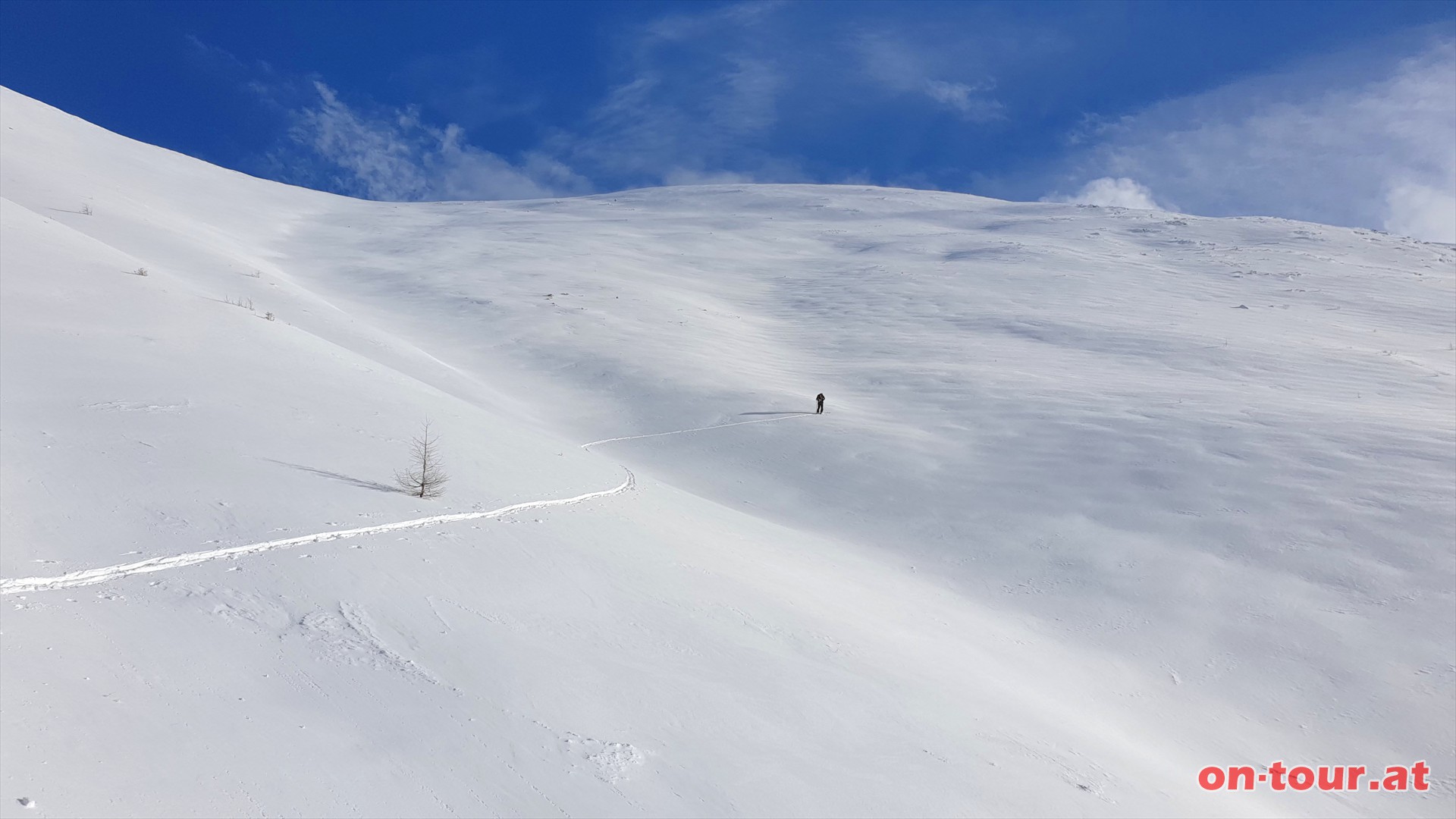 Aufstieg ber den Weidboden zum Kesseleck.