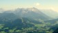 Im Osten die Buchensteinwand, die Leoganger Steinberge, der Hochknig und Hochfilzen-Fieberbrunn im Tal.