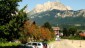 Tourstart in St. Johann - mit Blick auf den Wilden Kaiser.