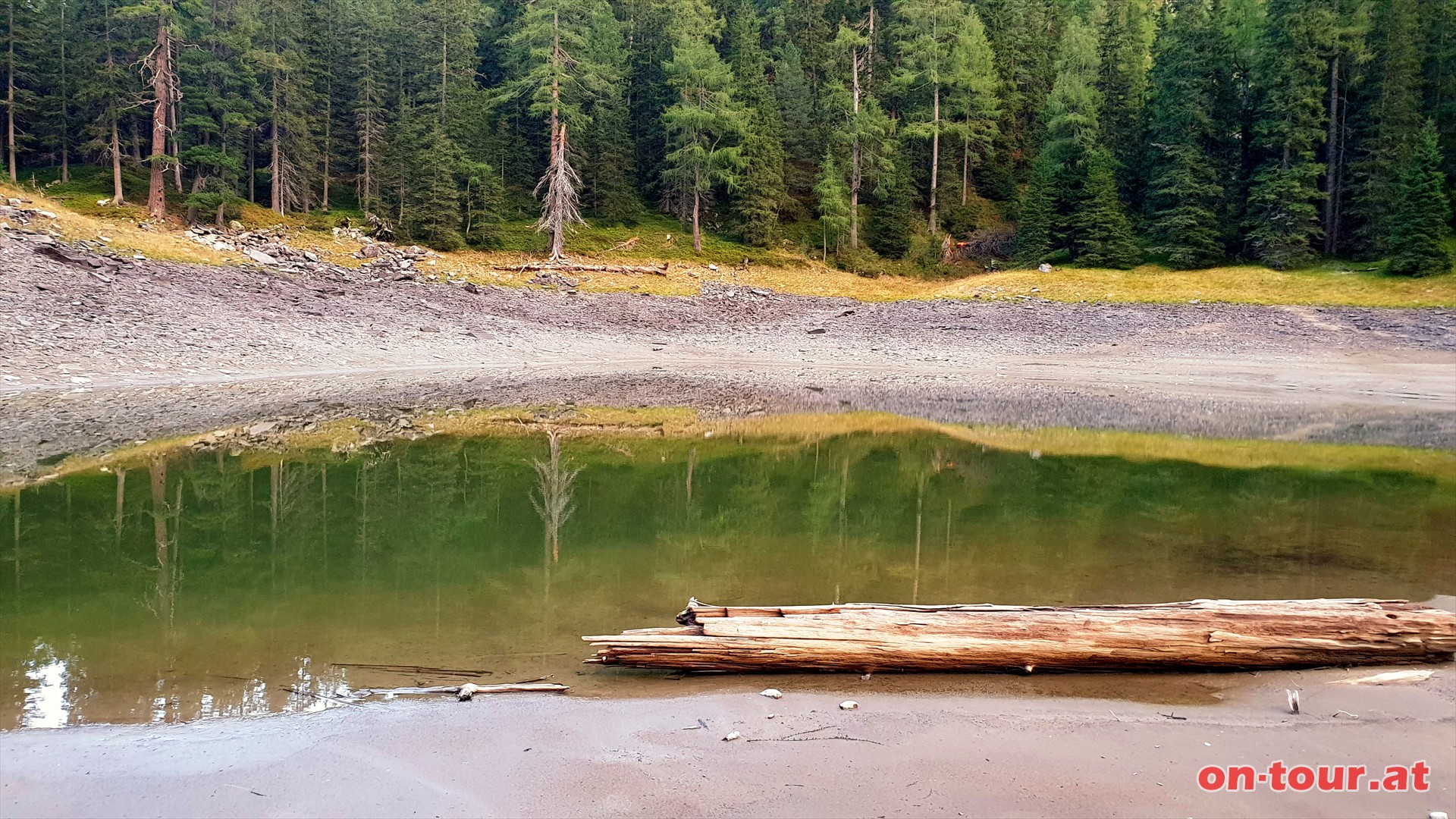 Eberlsee; nur noch eine kleine Lacke.