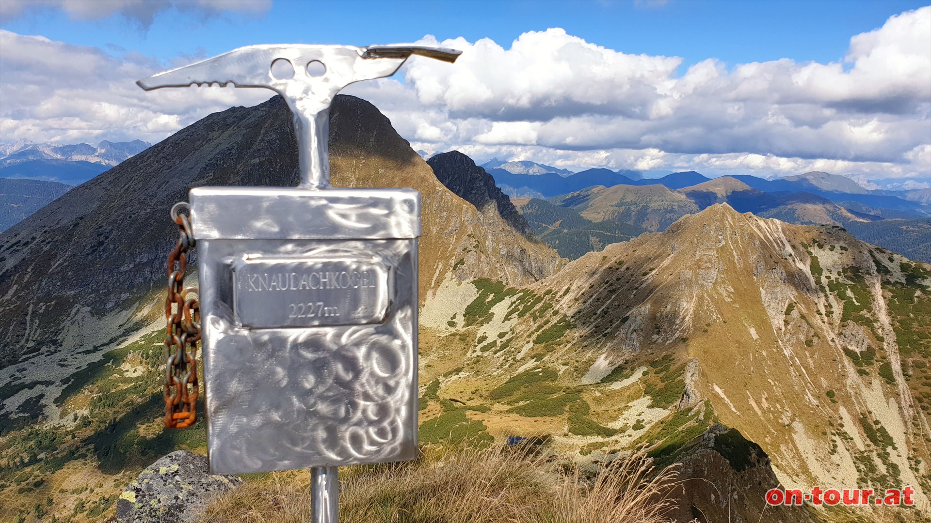 Knaudachkogel; Gr. und Kl. Griestein im Nordosten.