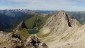 Im Nordwesten der Kogelsee, die Lechtaler und dahinter die Allguer Alpen.