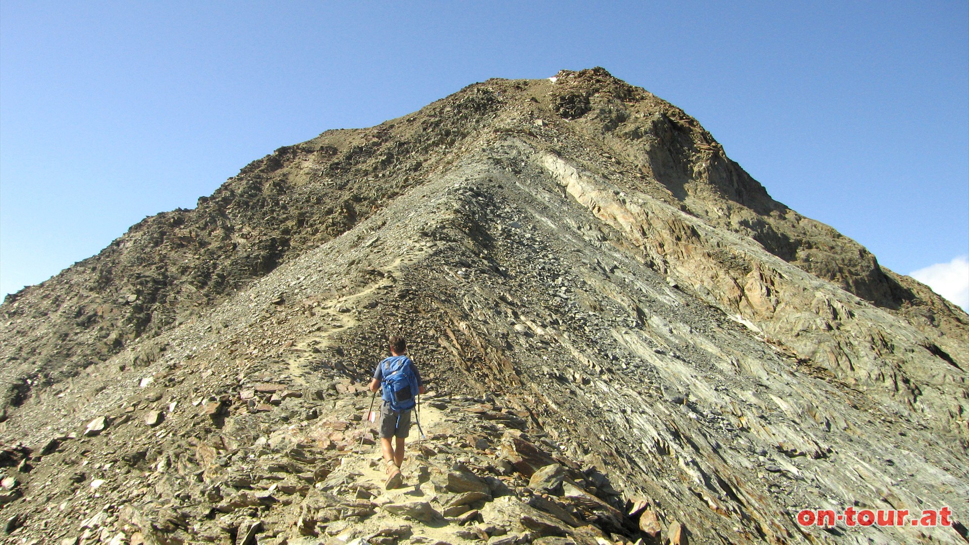 Am Ost-Kamm der Kreuzspitze.