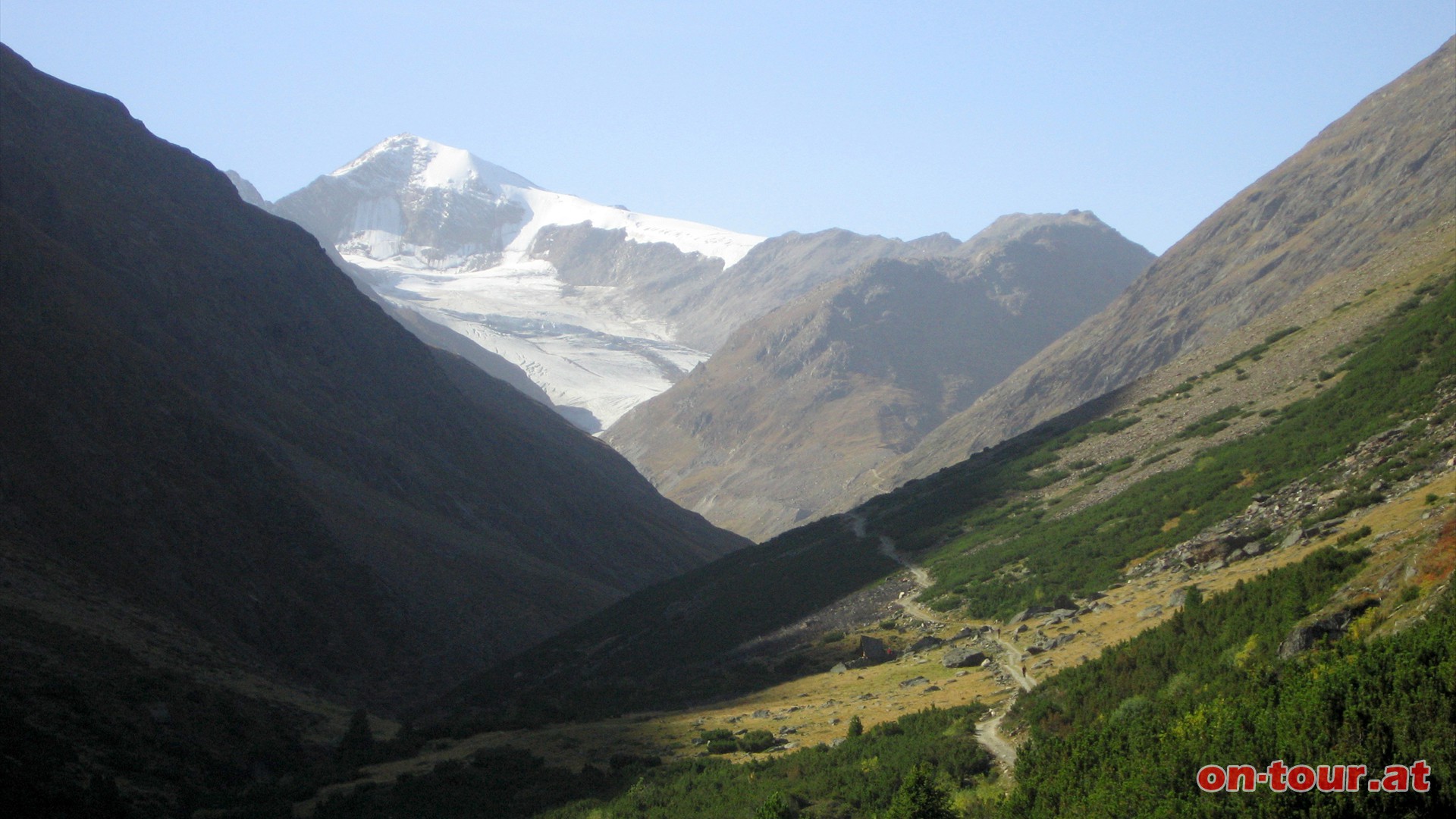 Die mchtige Nordflanke des Similauns an der Grenze zu Italien.