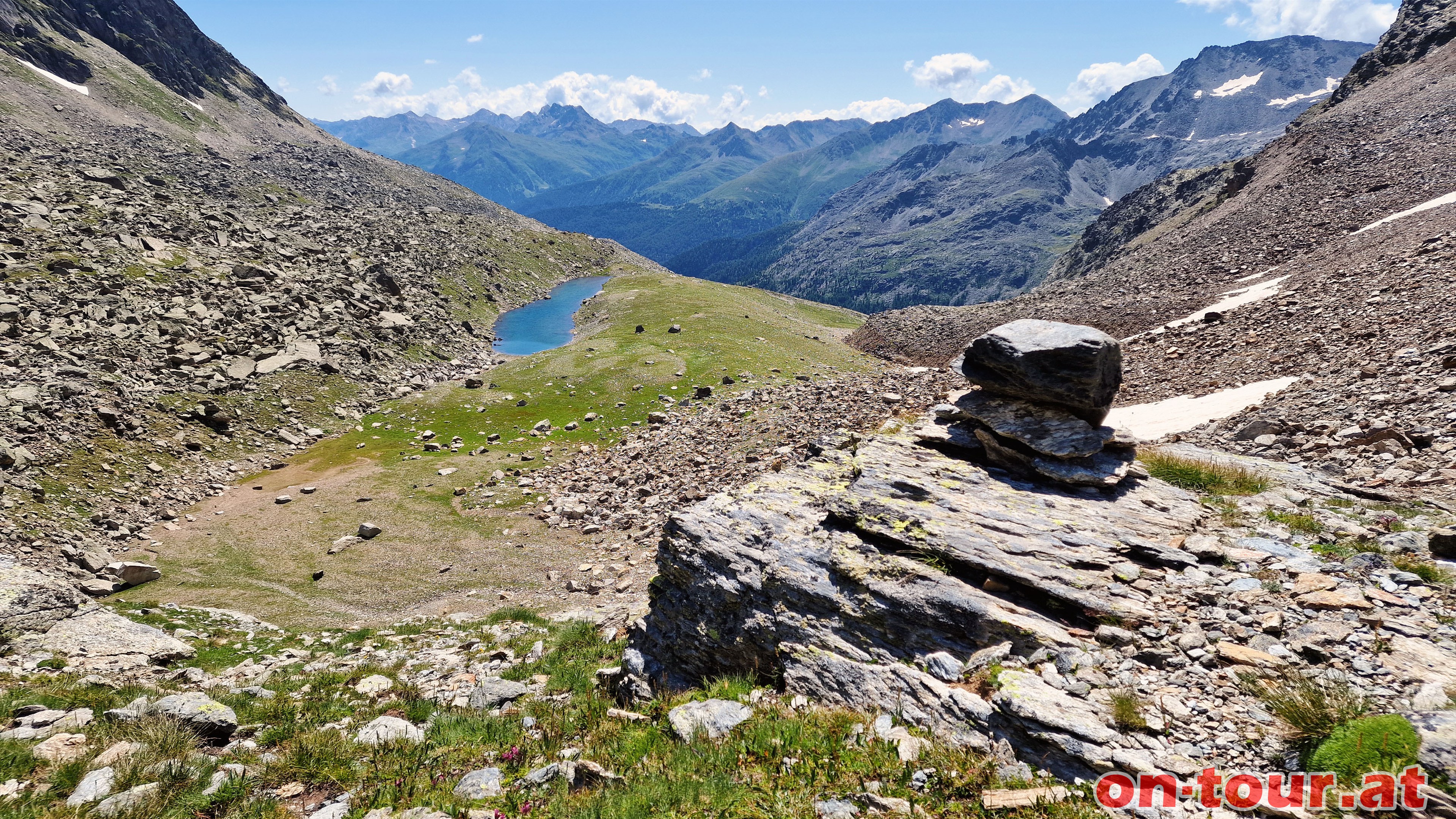Rckblick zum Seebl und Rtelboden.