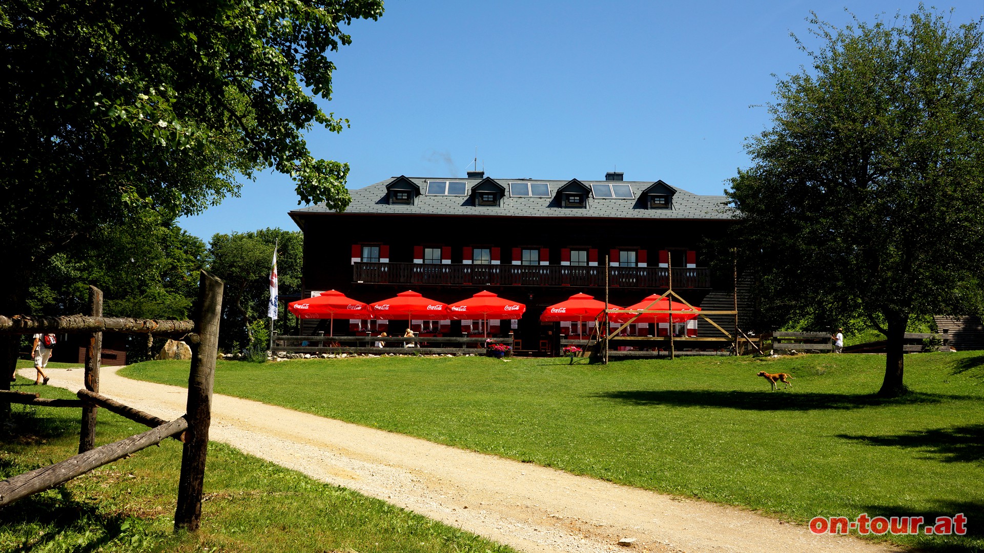 ....... zum Peilsteinhaus und in der Folge wieder zurck nach Schwarzensee.