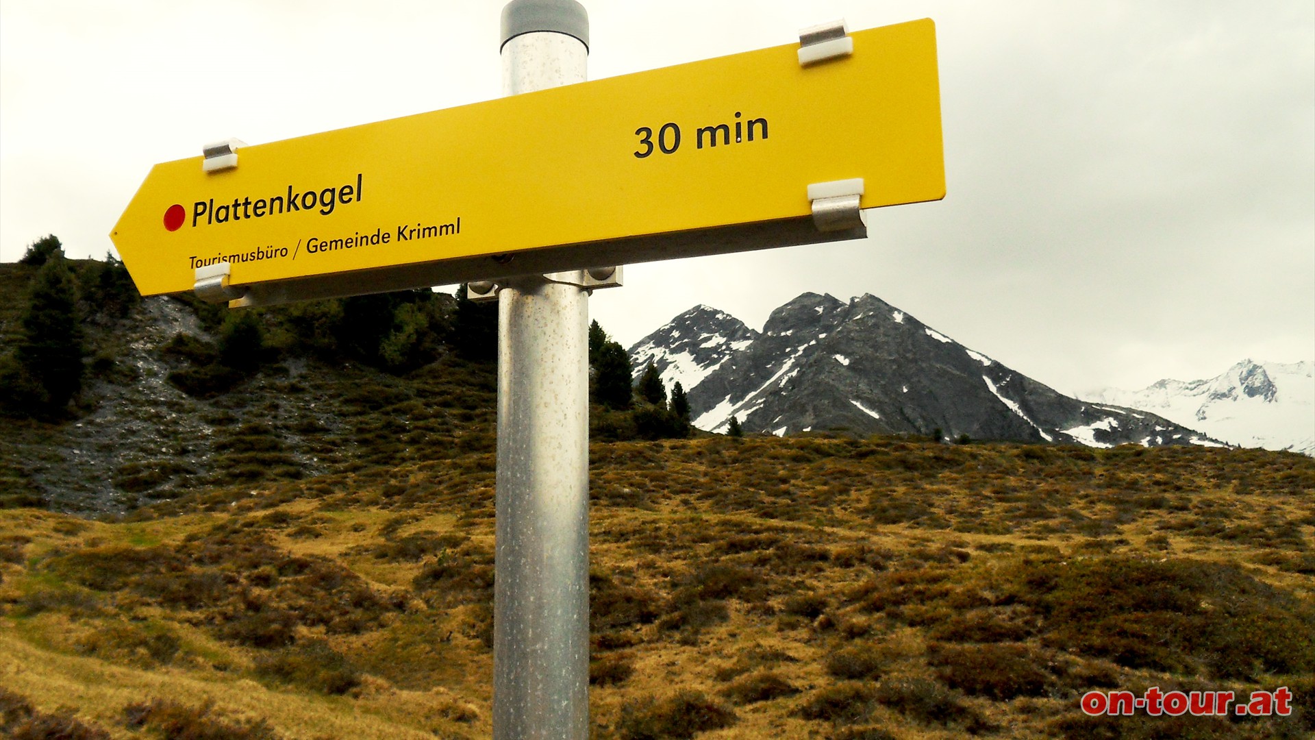 Unmittelbar vor der Scharte verluft der Weg scharf nach links. Nun nrdlich, steiler bergauf.