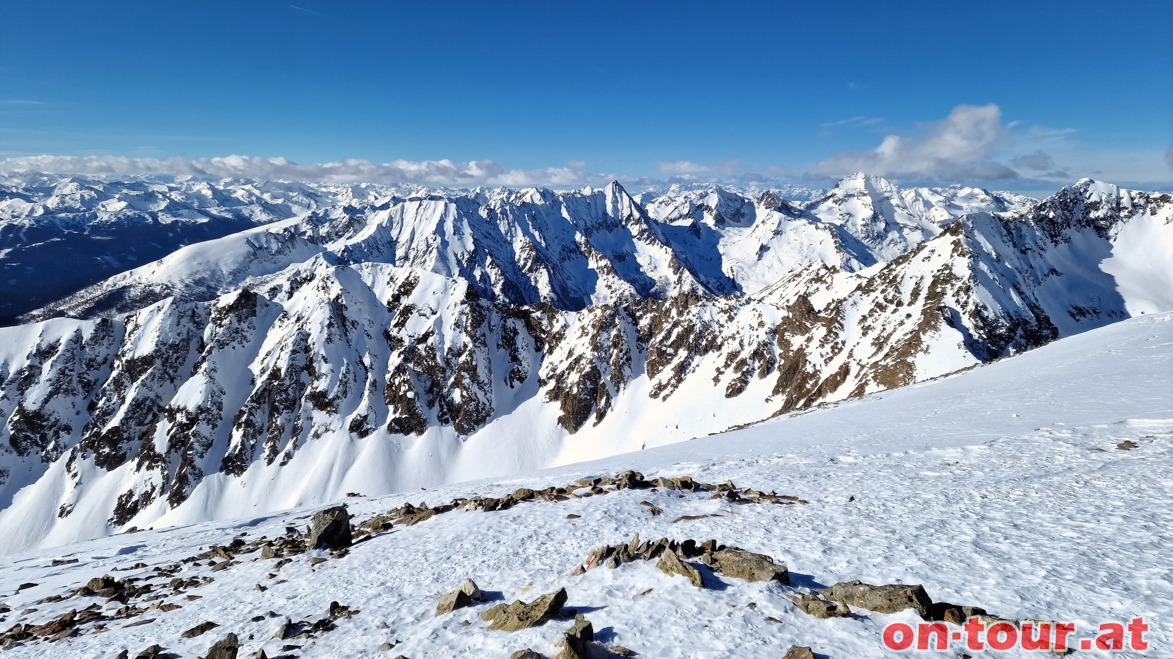 Preber; NW-Panorama mit Kasereck und Hochgolling.