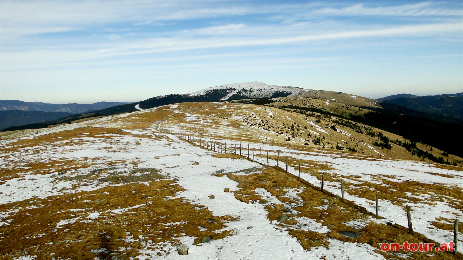 Rckblick nach Nordosten zum Stuhleck.