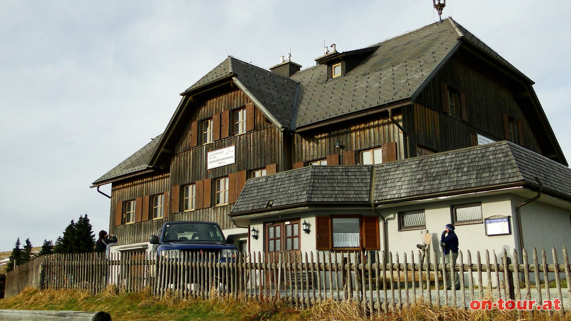 Und schlielich die Einkehrstation; das Roseggerhaus.