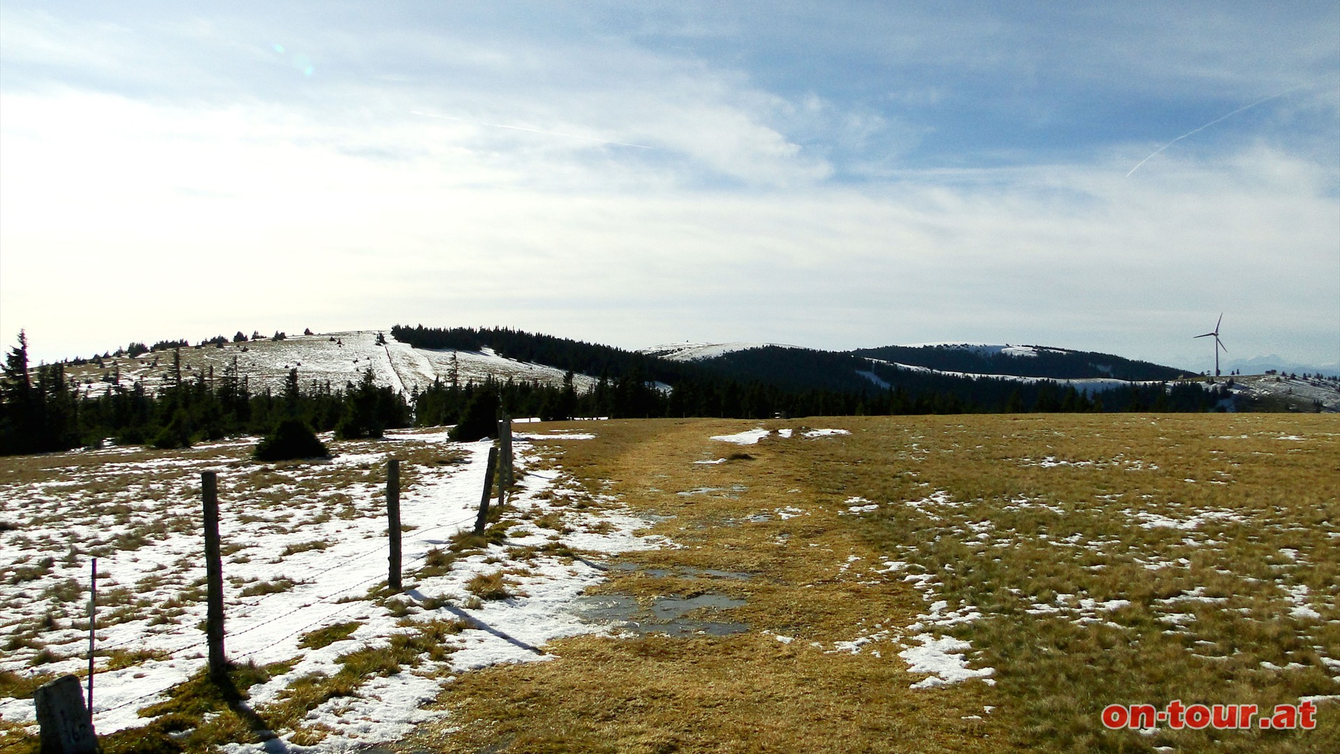 Weiter am Hhenrcken entlang zum Grazer Stuhleck.