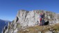 Neben Schotterfeldern gelangen wir aufwrts. Das Groe Fieberhorn mit seiner markanten Form begleitet uns linker Hand.