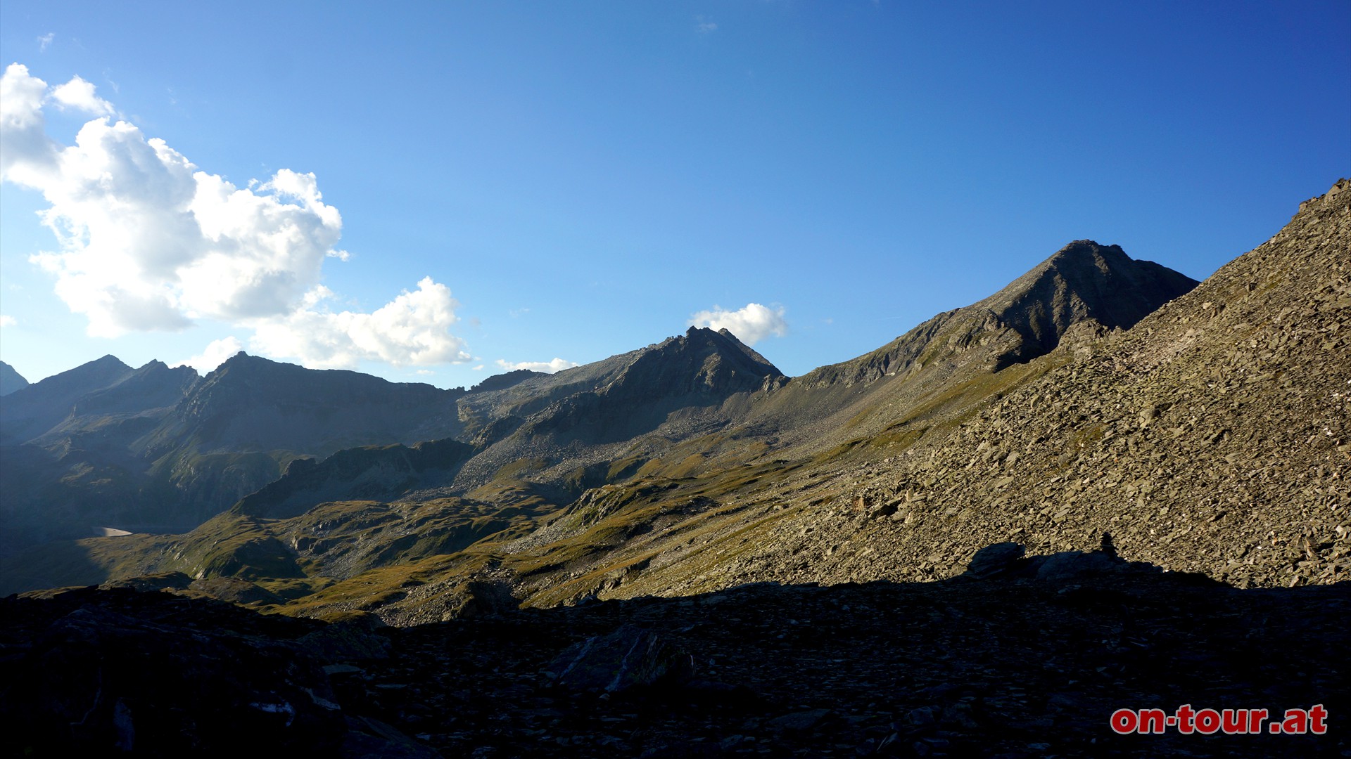 Letzter Rckblick zum Reieck (rechts).