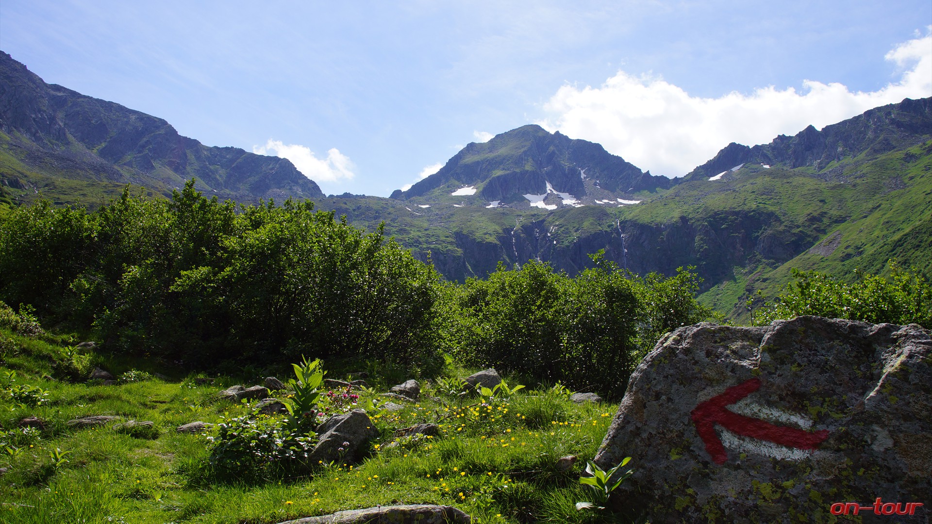 Start: Neunkirchner Htte; der Hochstubofen im Westen