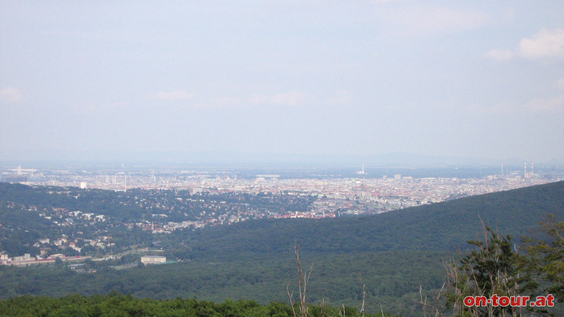 Fernblick bis nach Wien.