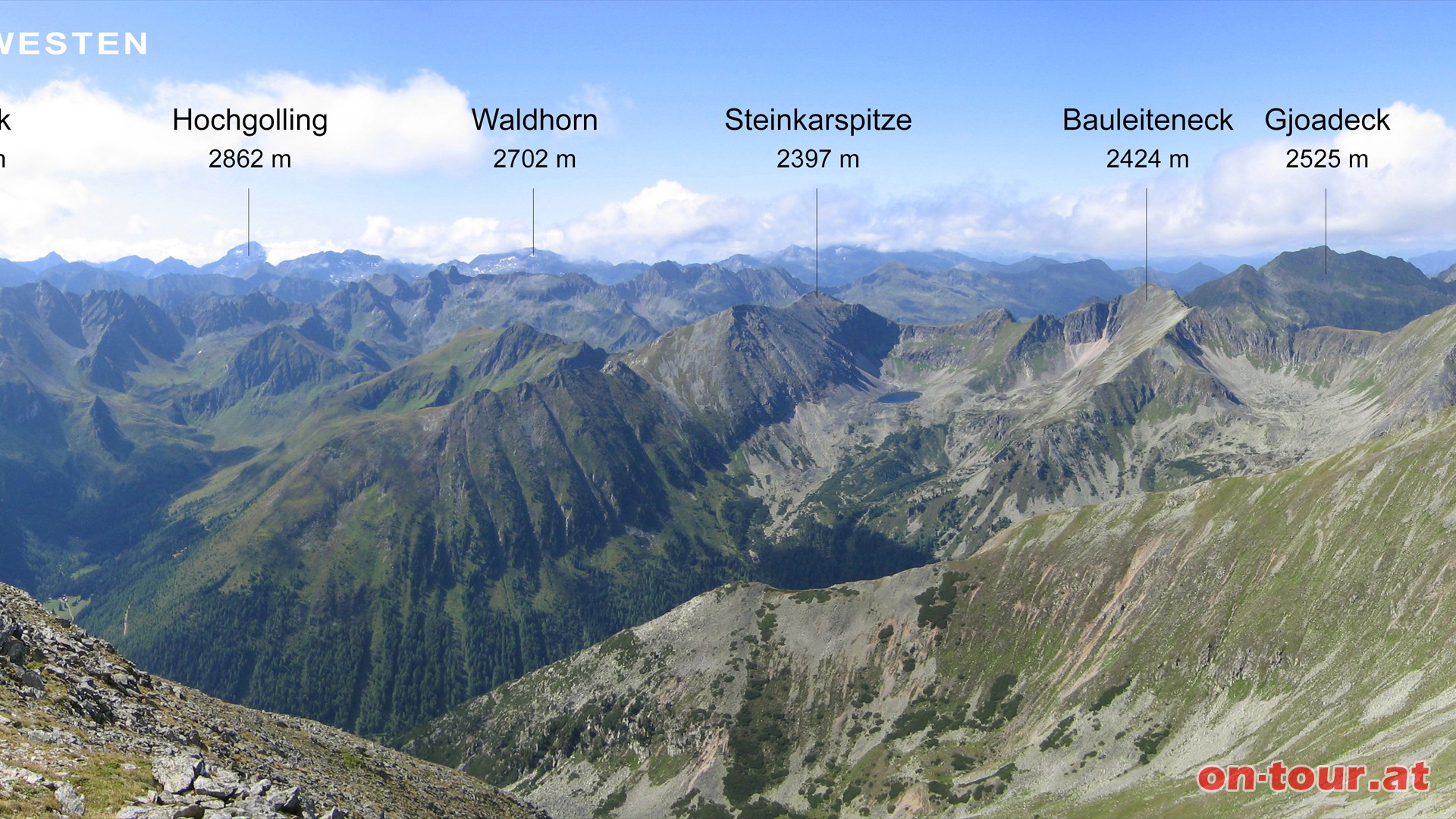 Rupprechtseck NW-Panorama