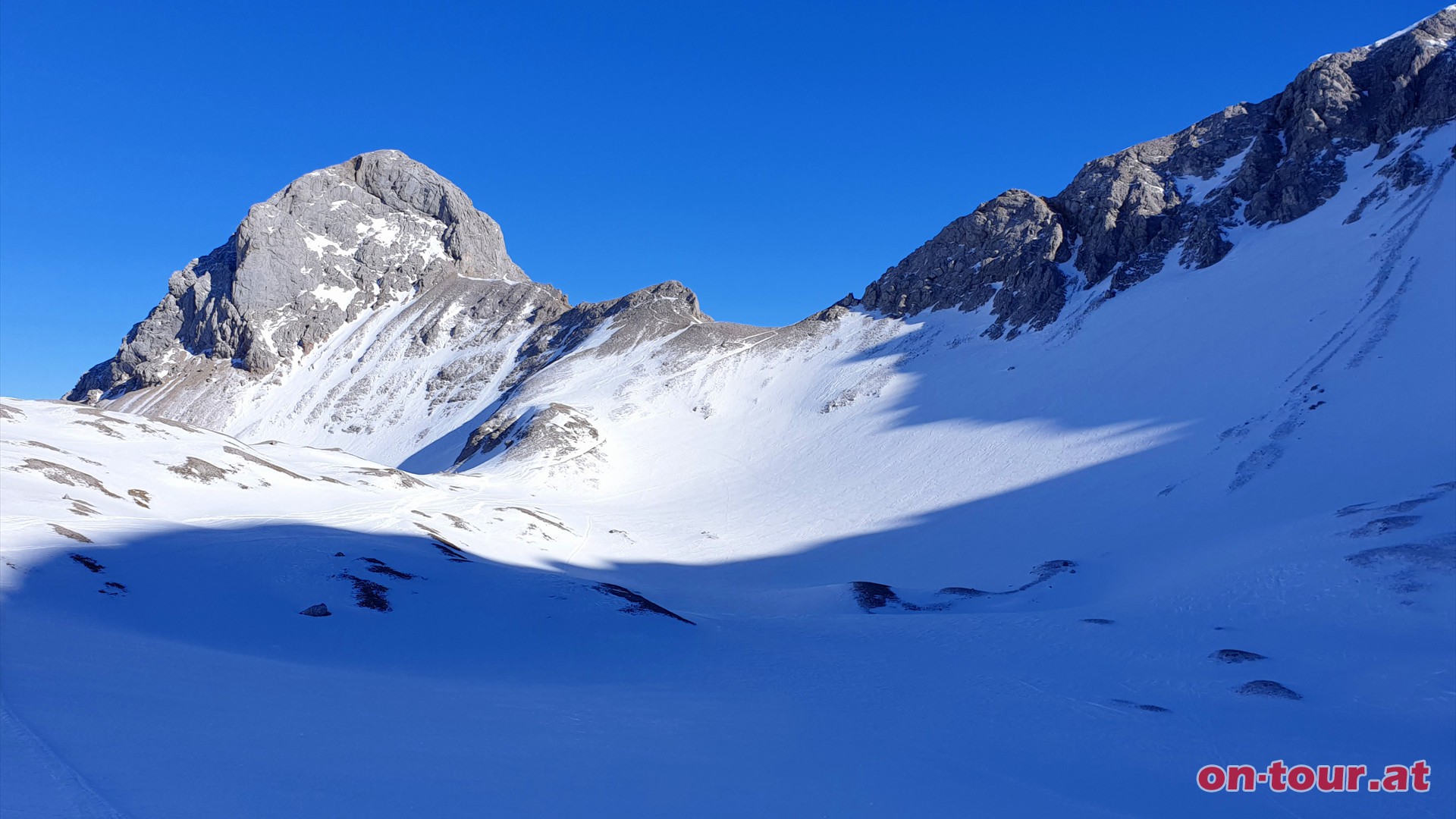 Rckblick zum Eselstein und zur Gruberschartn.