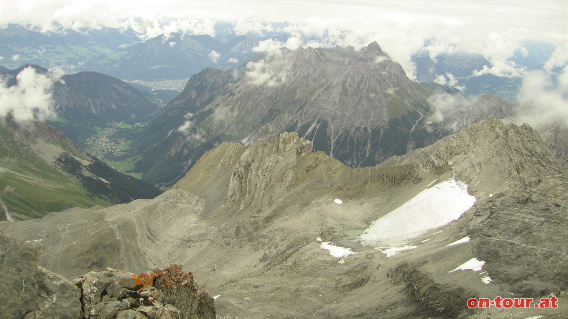 Schesaplana NO-Panorama; Blick Richtung Brand und Bludenz.