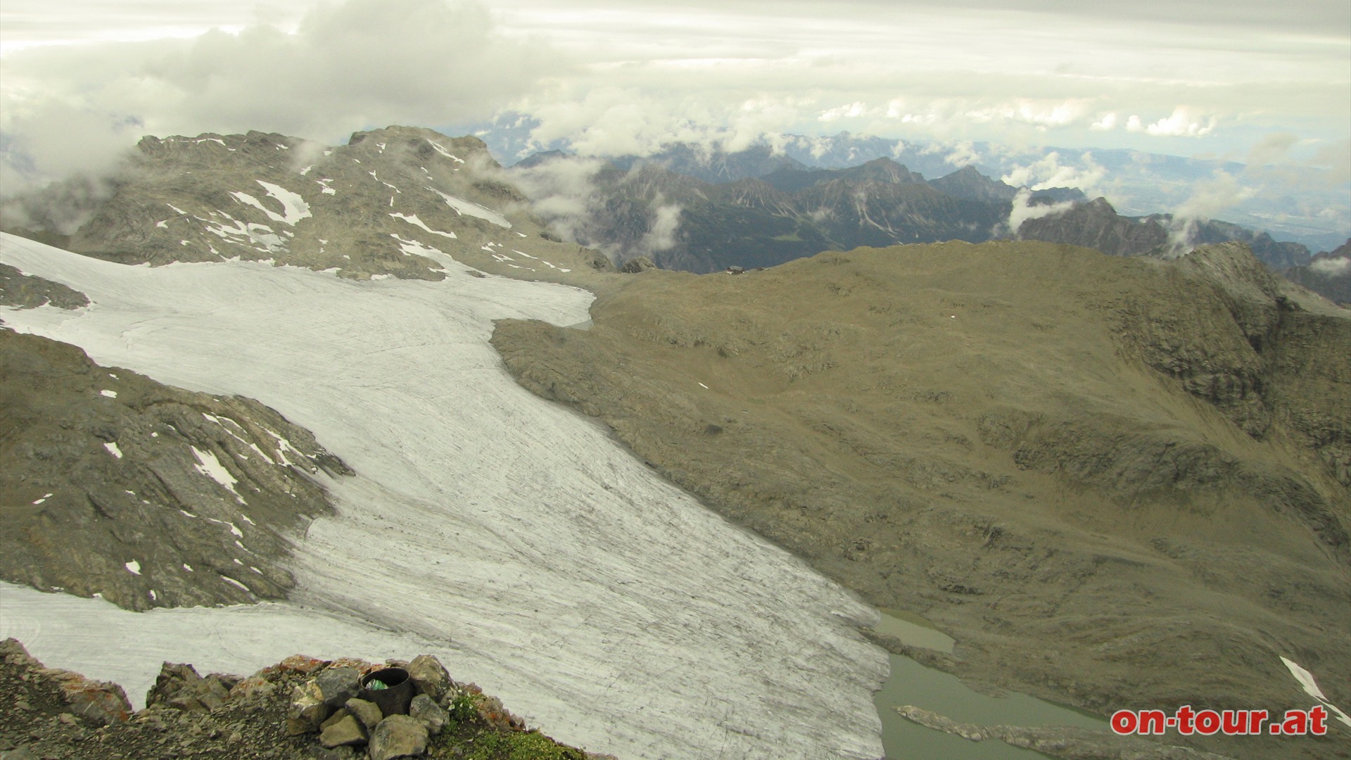 Schesaplana S-Panorama Richtung Schweiz.