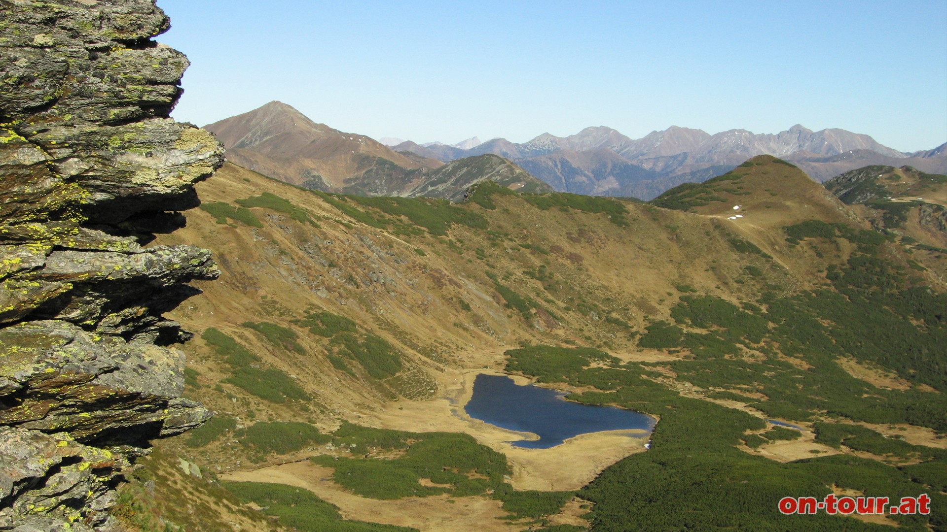 Im stlichen Becken liegt der Goldbachsee.