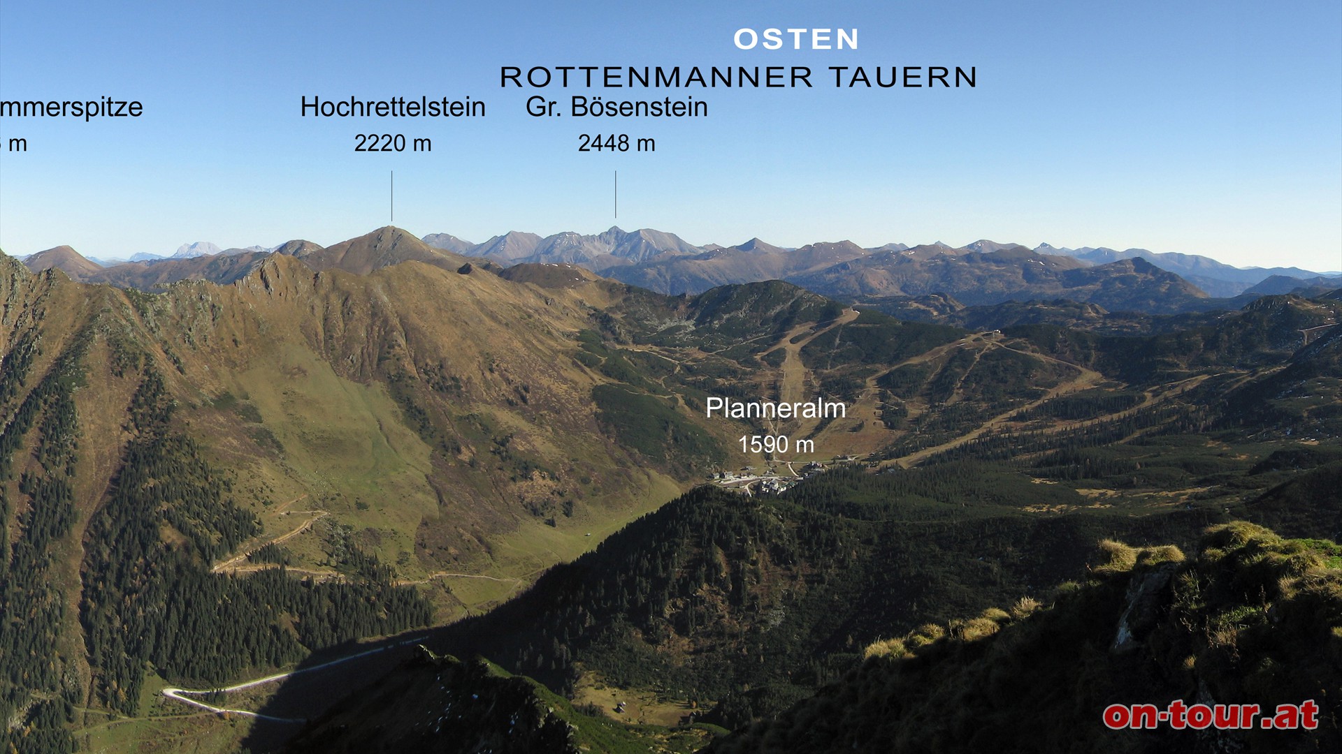 Schoberspitze O-Panorama