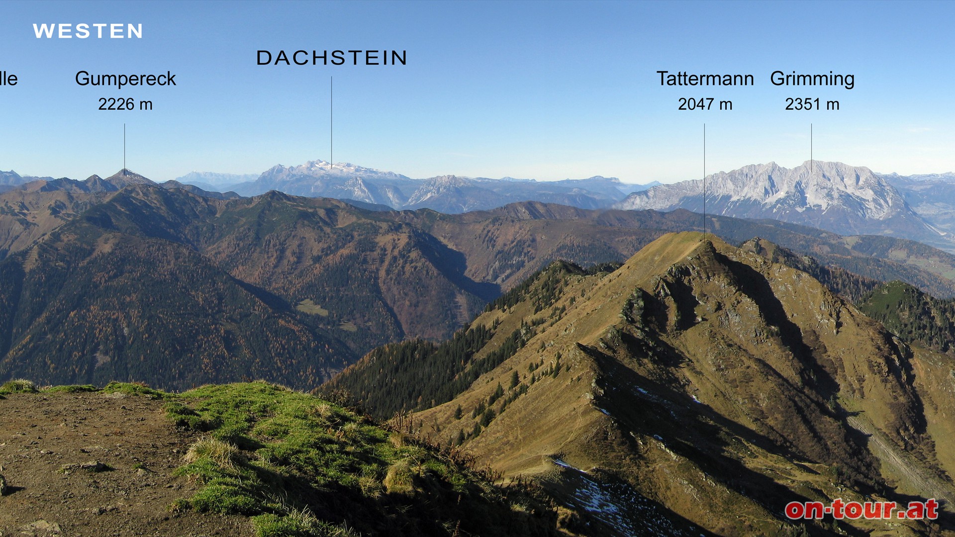 Schoberspitze W-Panorama