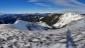 Rckblick zu Horningalm und Horninger Zinken (rechts).