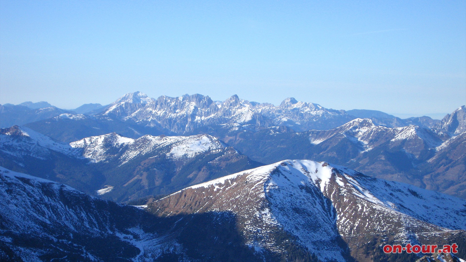 Die Gesuseberge Kaibling, Sparafeld und Admonter Reichenstein im Hintergrund.