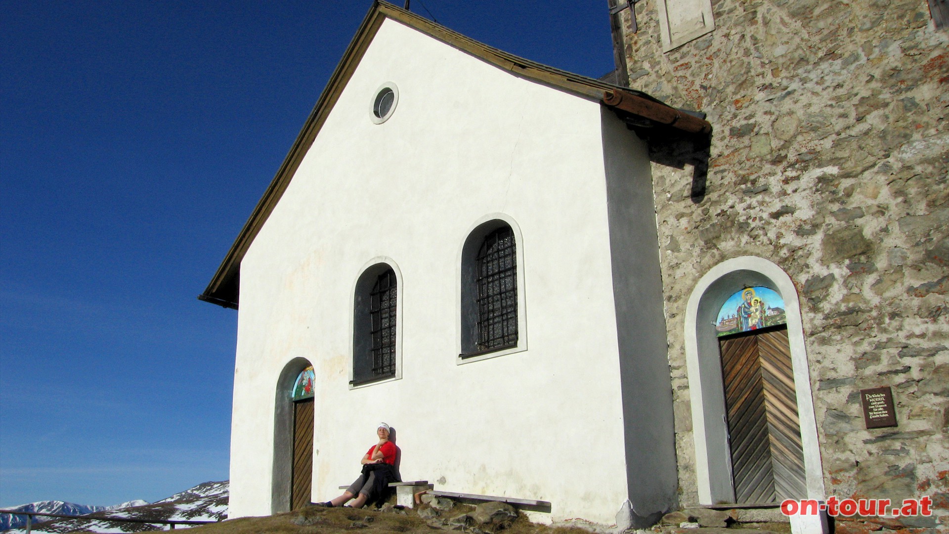 Maria Schnee - die hchste Wallfahrtskirche der Ostalpen. Erbaut 1660.