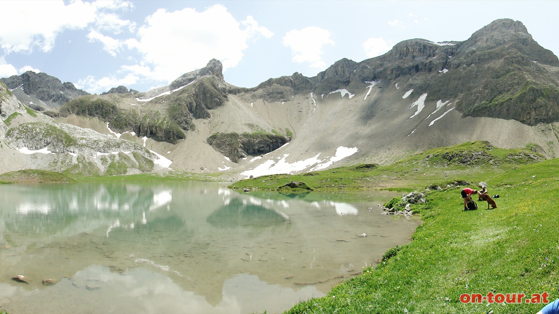Eine kleine Abkhlung beim Unteren Seewisee.